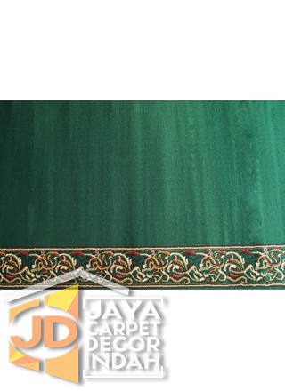 Karpet Sajadah ISTANBUL ZAM-ZAM Green Motif Polos 120x600, 120x1200, 120x1800, 120x2400, 120x3000